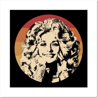 Dolly Retro Country Singer Posters and Art